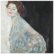 Gustav Klimt Lady in White woman portrait painting.