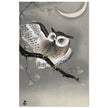 Long-eared owl in ginkgo by Ohara Koson, ,