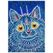 Cat Gouache by Louis Wain.