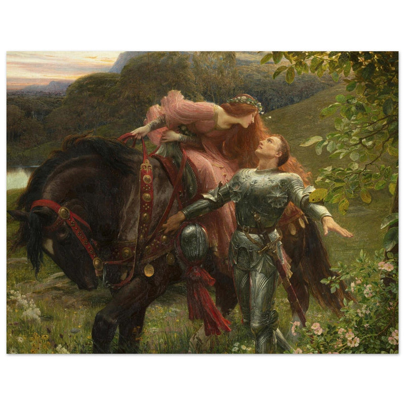 La Belle Dame sans Merci painting by Frank Dicksee