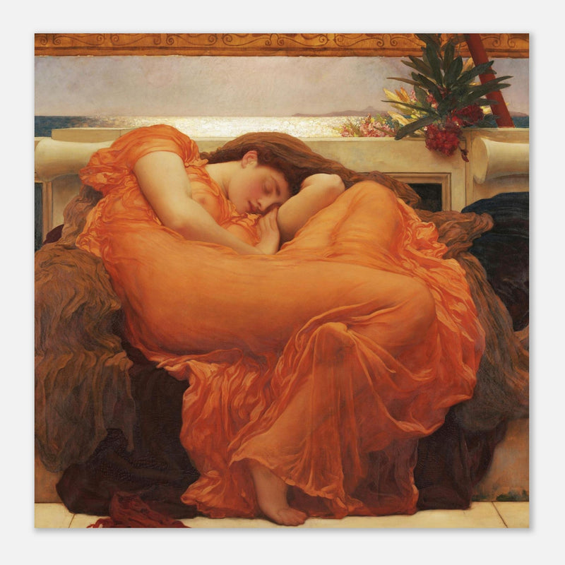 Flaming June painting by  Frederic Leighton