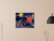 Paul Klee Fire at Full Moon abstract painting.   .