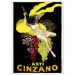 Asti Cinzano vintage poster advertising by Leonetto Cappiello.