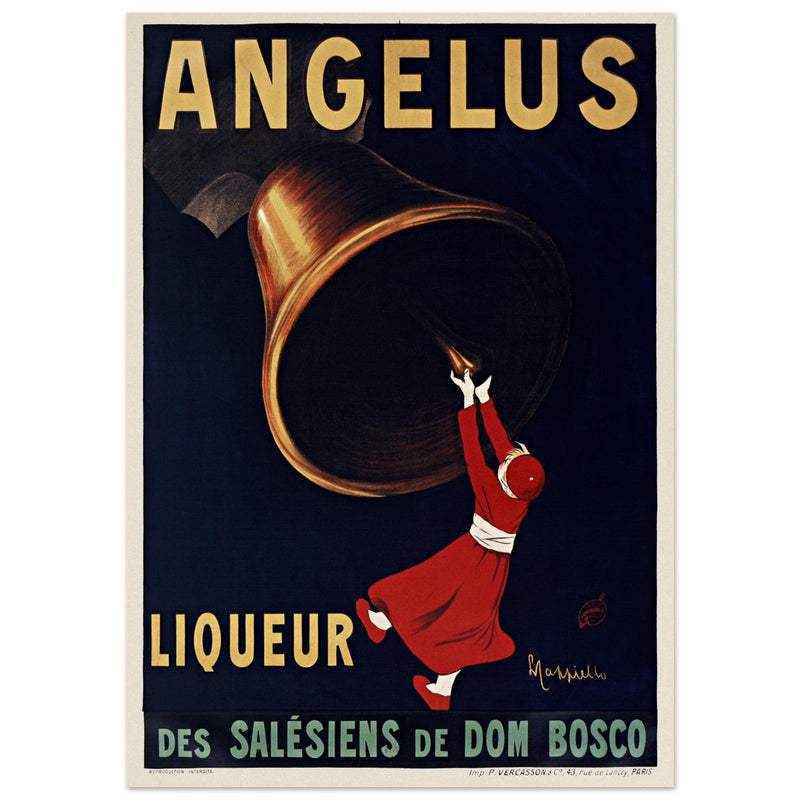 Angelus liqueur des Salesiens de dom Bosco advertising vintage poster by Leonetto Cappiello.