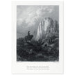 Gustave Dore illustration of King Arthur legend . Camelot . From the book Idylls of the King by Alfred Tennyson.