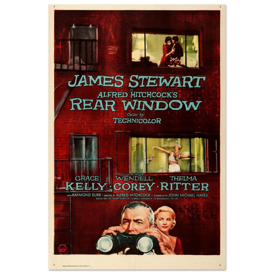 Rear Window movie poster.