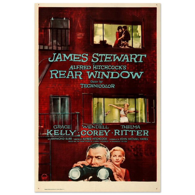Rear Window movie poster.
