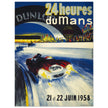 Le Mans 24 hours car race vintage print  1958 by Beligond.