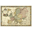 Ancient Europe map of the XVIII century by Guillaumet Danet