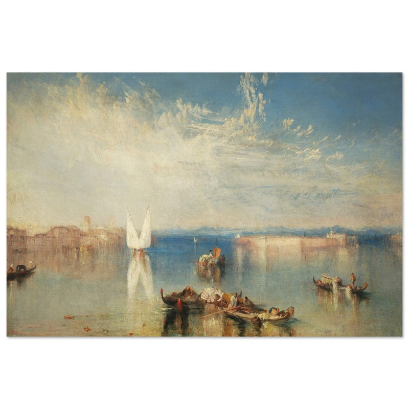 The Campo Santo Venice Italy antique painting by Joseph Mallord William Turner.