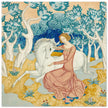 The Maid and the Unicorn painting by Edmund Dulac