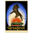 Peugot vintage advertising by Leonetto Cappiello 1925 poster .