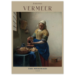 The milkmaid by Johannes Vermeer poster