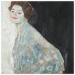 Gustav Klimt Lady in White woman portrait painting.