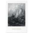 Gustave Dore illustration of King Arthur legend . Camelot . From the book Idylls of the King by Alfred Tennyson.