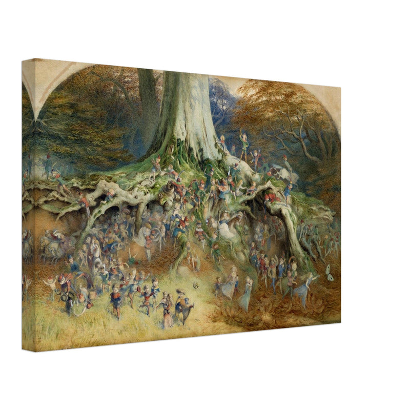 The Enchanted Tree fairy tale painting by Richard Doyle.