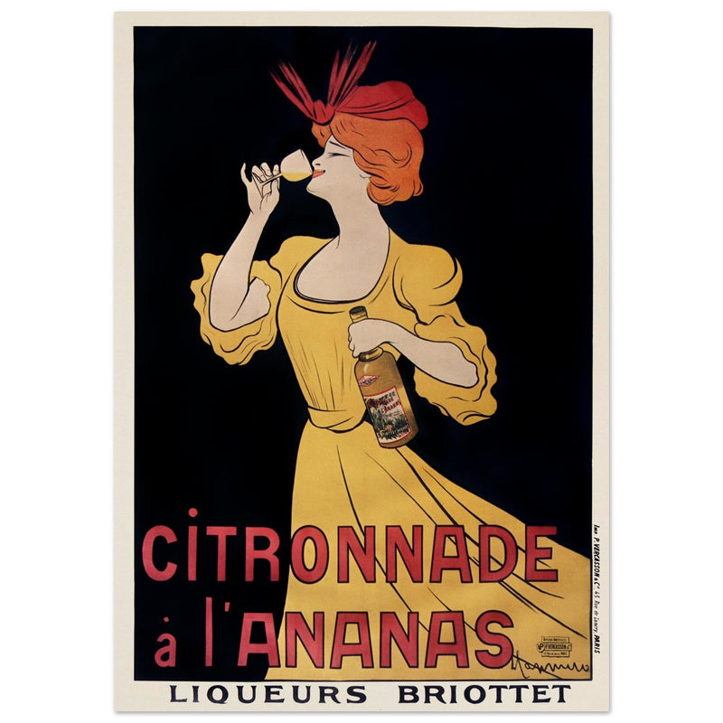 Citronnade Ananas advertising vintage poster by Leonetto Cappiello.