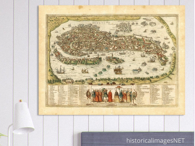 Venetia old city map