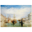 Venice Italy from the Porch of Madonna della Salute by Joseph Mallord William Turner. Antique painting .  Art Print