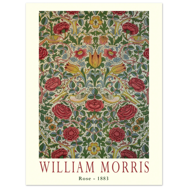 William Morris Rose 1883.
