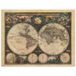 Double hemisphere old world map by Frederik de Wit. Nova Totius Terrarum Orbis Tabula