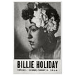 Billie Holiday concer music poster in New York City Town Hall in 1946.