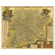 Antique city map of Rome in Italy XVIII Century by Johan Baptiste Homann.