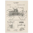 Road vehicle patent 540648 1895 by Charles Edgar Duryea. Automobile car history