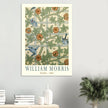 William Morris Trellis vintage wallpaper.  art print of this flower and leaves design