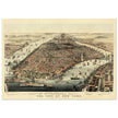 Aerial view of the city of New York by Nathaniel Currier and James Merritt Ives