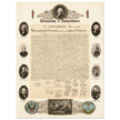 Official Facsimile of the Declaration of Independence 1903.  print.