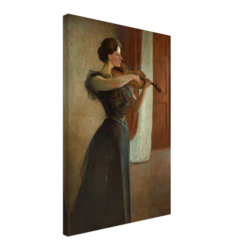The violinist Portrait of Kathleen Cowan painting by John White Alexander