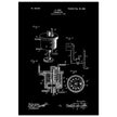 Carbureter vintage patent illustration by John Ford.