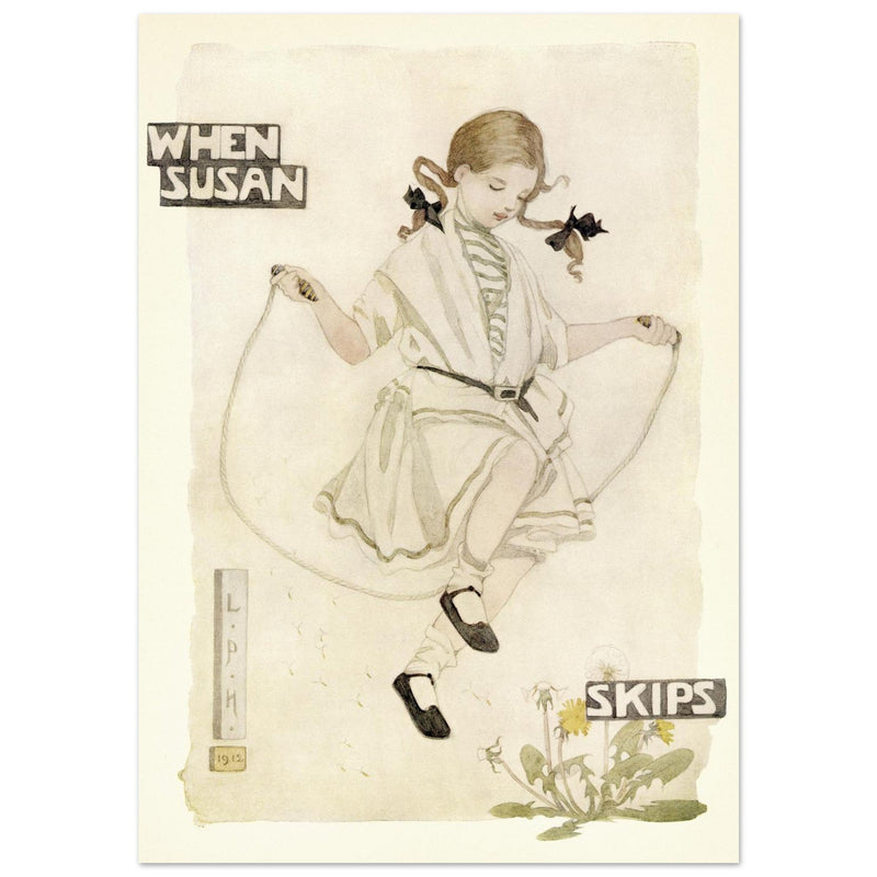 When Susan skips illustration by Lilian Price Hacker