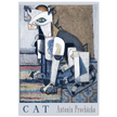 Cat painting cubism style poster reproduction Creator: Antonín Procházka 1921