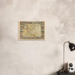 Ancient antique map of Europe. The map is devided in empires and realms.  poster.