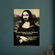 Frank Zappa & the Mothers of Invention Mona Lisa poster reproduction.