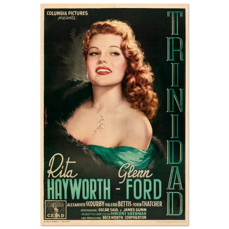 Affair in Trinidad movie poster.