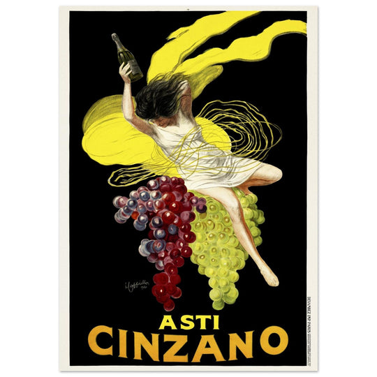 Asti Cinzano vintage poster advertising by Leonetto Cappiello.