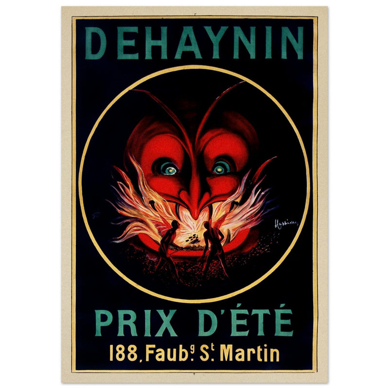 Dehaynin Prix d' Ete vintage advertising poster by Leonetto Cappiello.