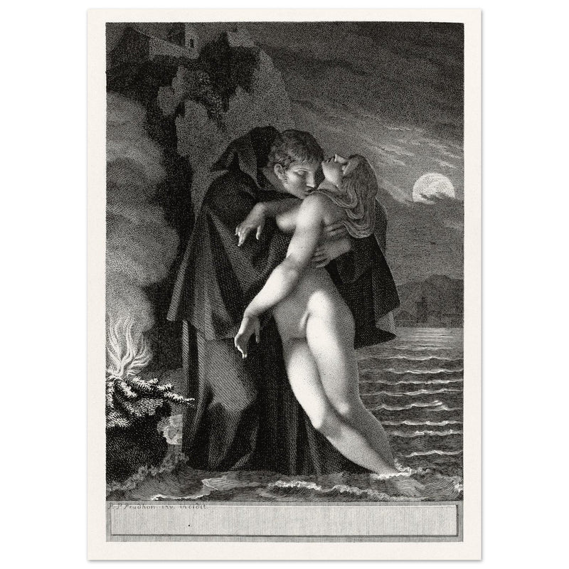 Phrosine and Melidore by Pierre Paul Prudhon 1796.