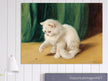 Cat with Ladybird old painting by Arthur Heyer.