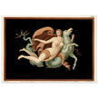 A Nereid sea nymph riding on a sea monster  hippocampus by Victor Steeger