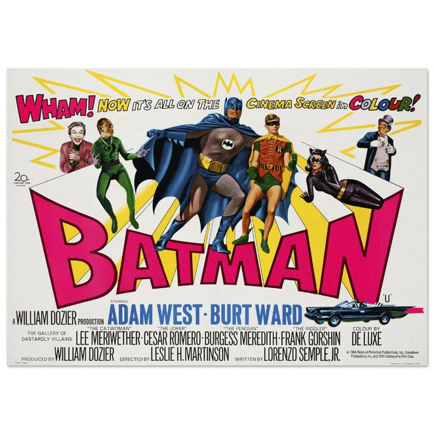 Batman movie poster.