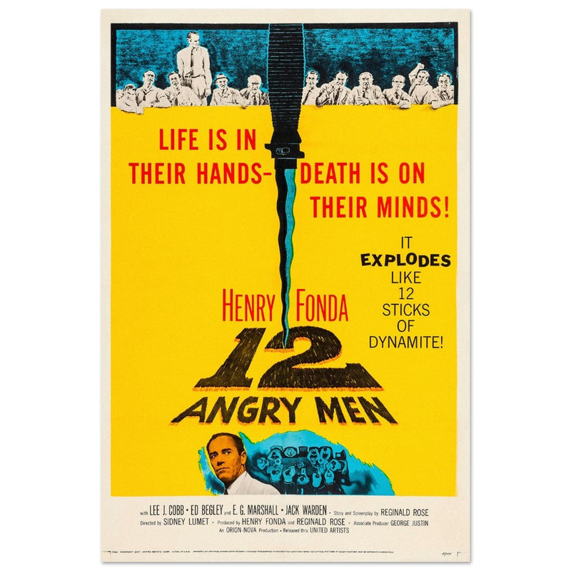12 Angry men movie poster.