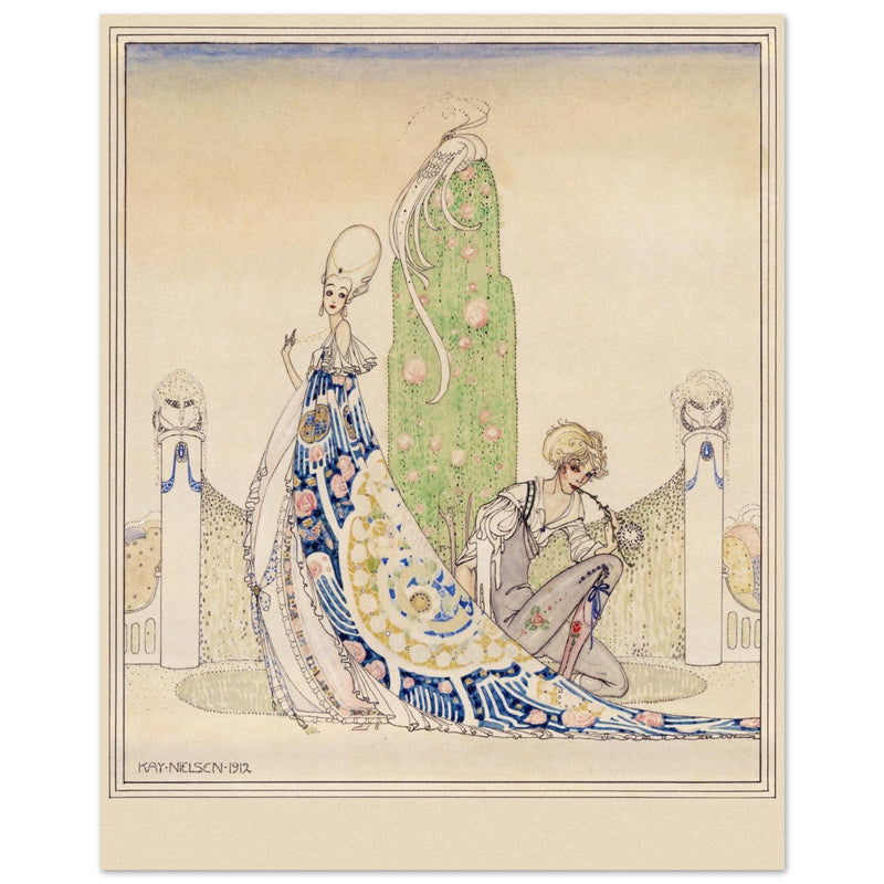 Kay Nielsen and his illustration The Twelve Dancing Princesses.