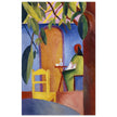 Turkish cafe by August Macke painting reproduction