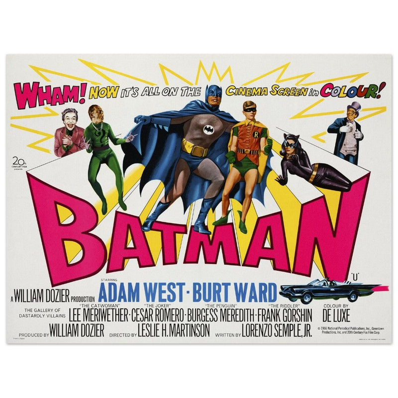 Batman movie poster.