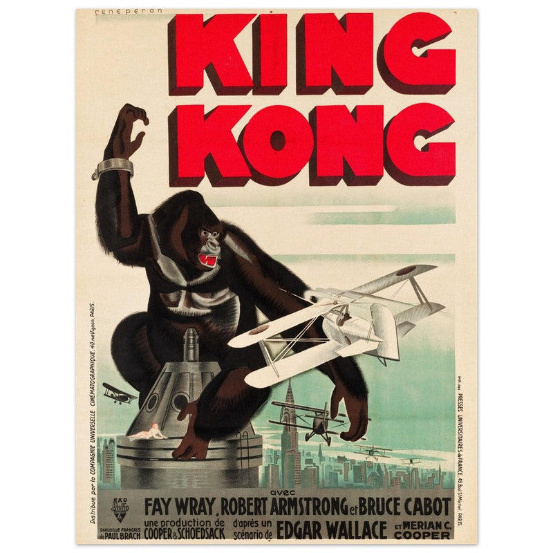 King Kong movie poster.