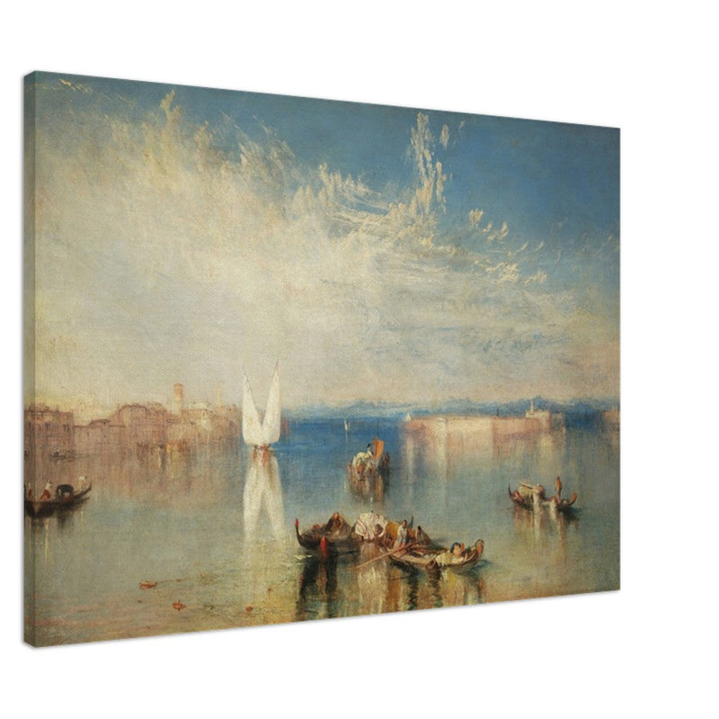 The Campo Santo Venice Italy antique painting by Joseph Mallord William Turner.